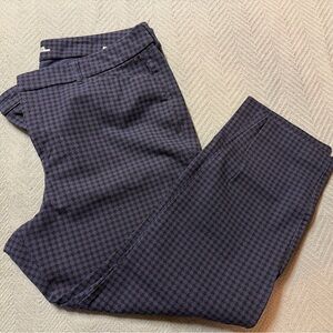Old Navy Women's Houndstooth Chinos - Black and Navy
